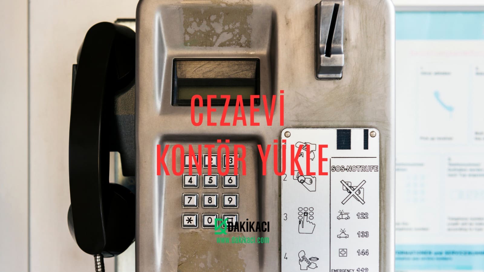 Cezaevi Kontör Yükleme Görseli